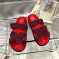 CHYPRE SANDAL CHERRY MIX JAM SUEDE