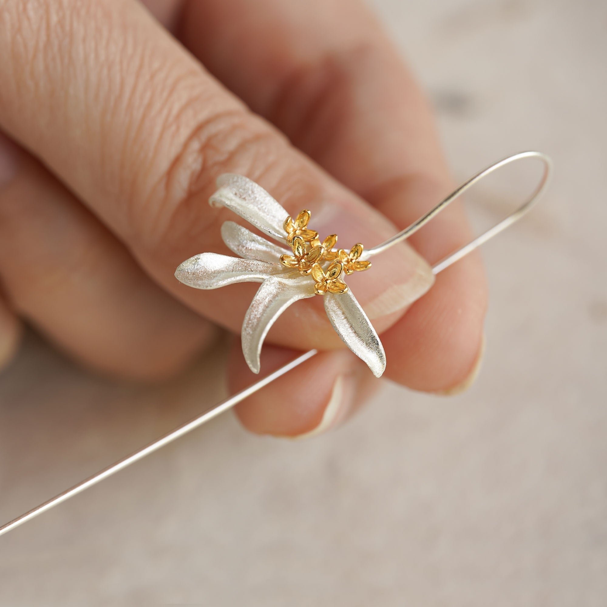 OSMANTHUS FLOWER EARRINGS