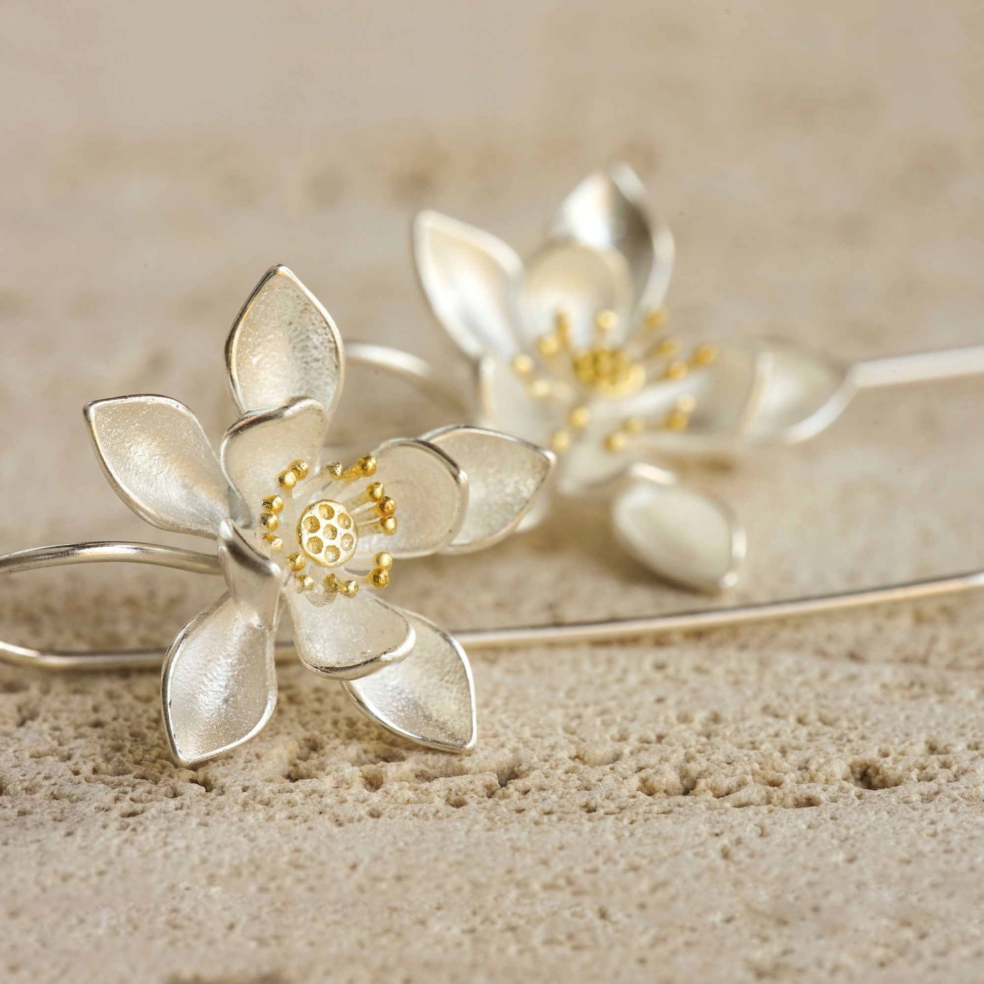 LOTUS EARRINGS