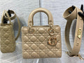 MEDIUM LADY BAG 24 IN MILK TEA