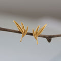 BAMBOO LEAF EARRINGS