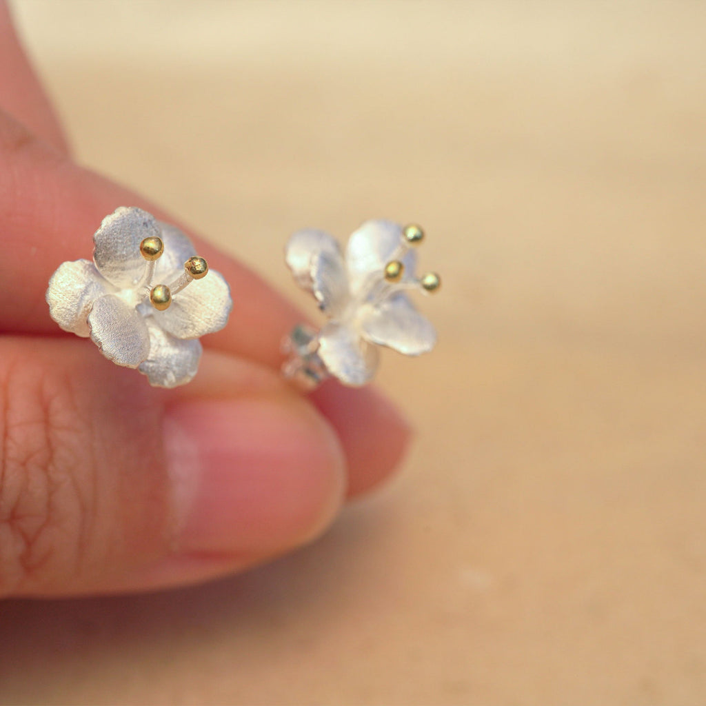 CRAB APPLE FLOWER EARRINGS