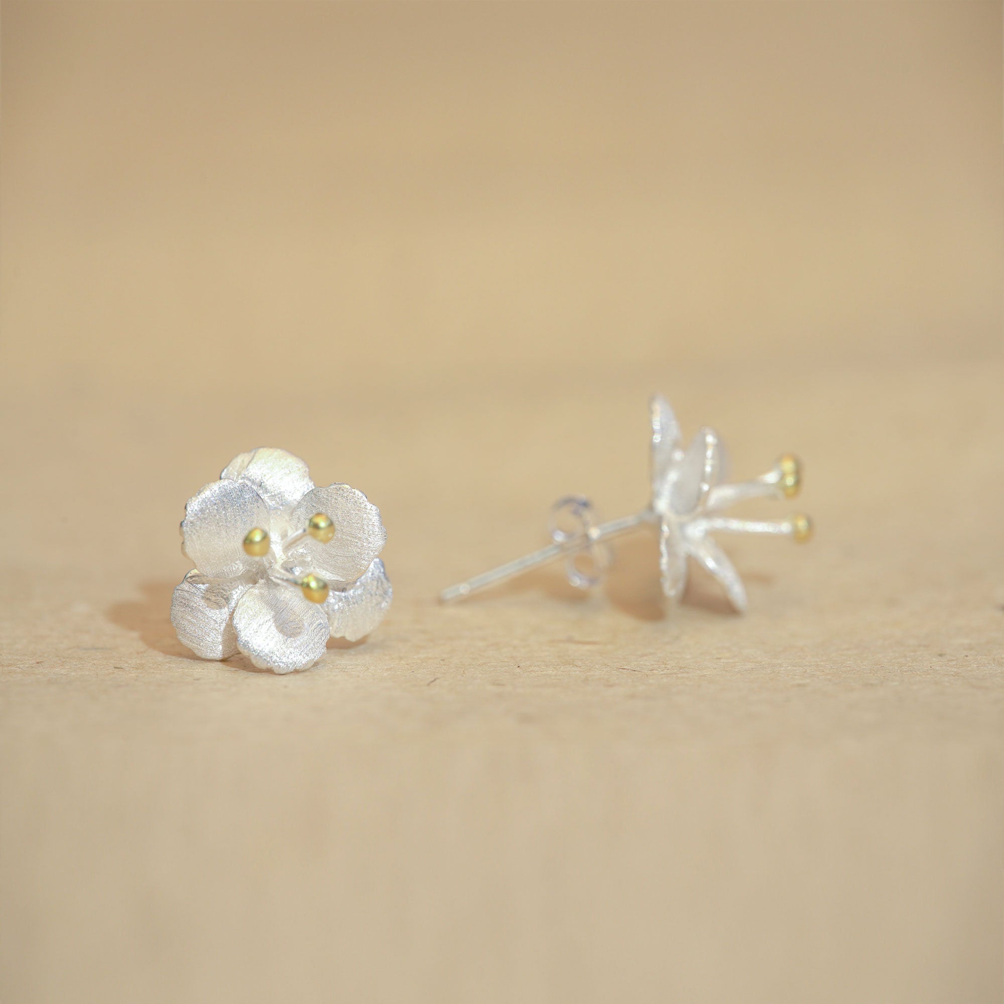 CRAB APPLE FLOWER EARRINGS