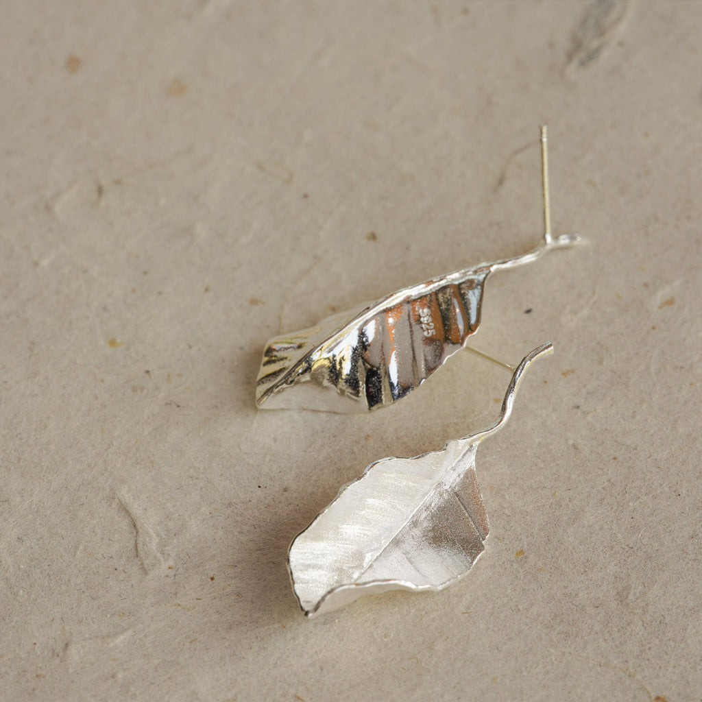 LEAF DROP EARRINGS