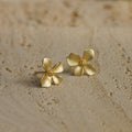 GARDENIA FLOWER EARRINGS