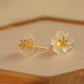 PEAR FLOWER EARRINGS