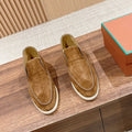 LP OPEN WALK LOAFERS SEPIA SUEDE
