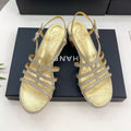 GOLD ROMAN 5 CM SANDALS
