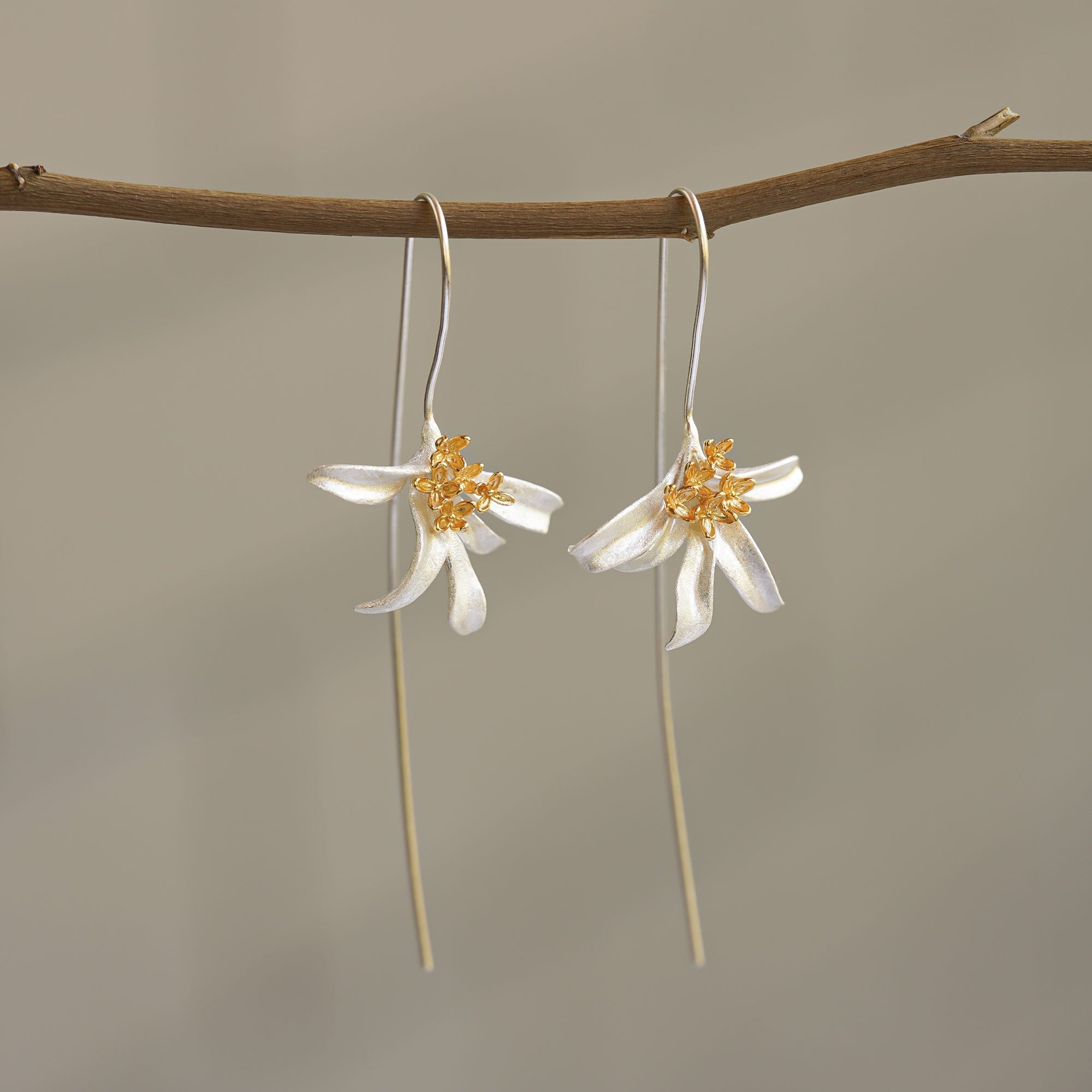 OSMANTHUS FLOWER EARRINGS