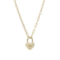 HEART PADLOCK NECKLACE